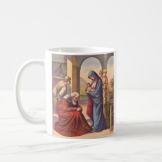 Giving the child John a name Coffee Mug (Left)