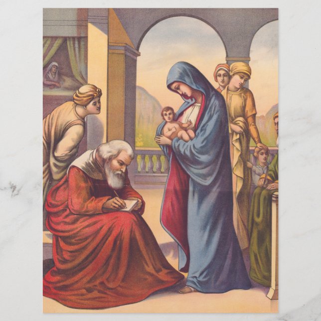 Giving the child John a name Flyer (Front)