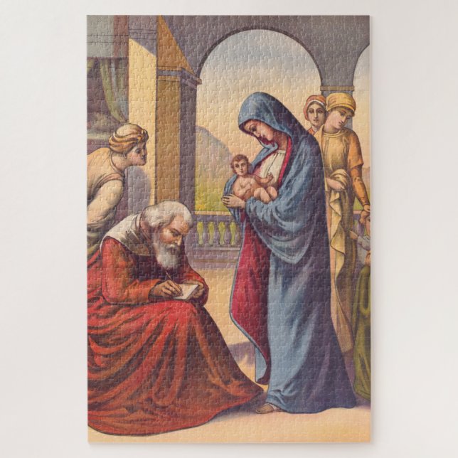 Giving the child John a name Jigsaw Puzzle (Vertical)