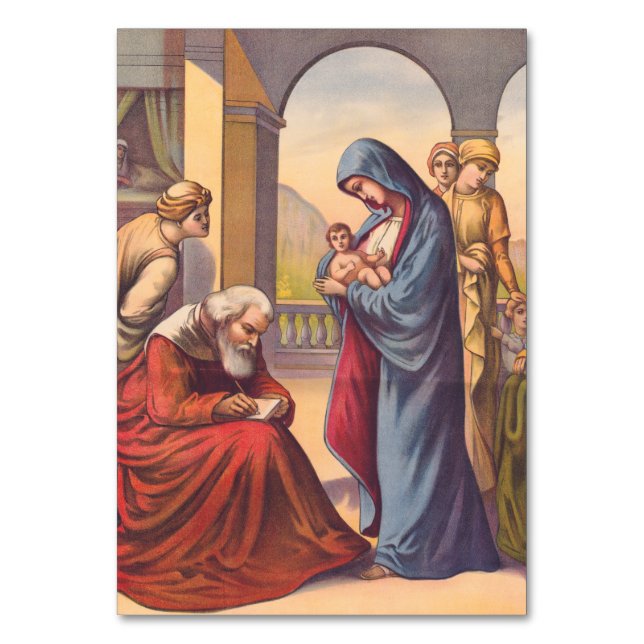 Giving the child John a name Table Number (Front)