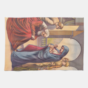 Giving the child John a name Tea Towel