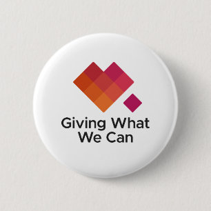 Giving What We Can Logo Centered 6 Cm Round Badge