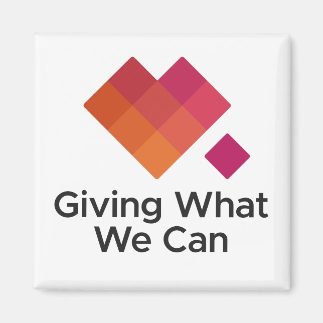Giving What We Can Logo Centred Magnet (Front)