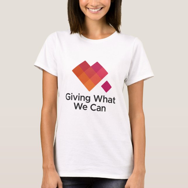 Giving What We Can Logo Centred T-Shirt (Front)