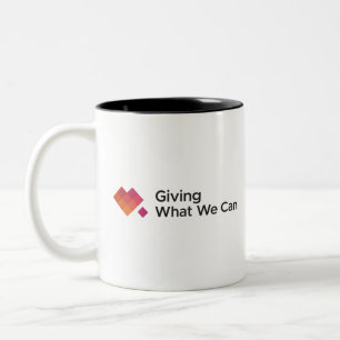 Giving What We Can Logo Wide Two-Tone Coffee Mug