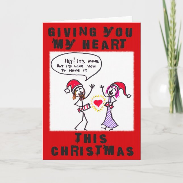 GIVING YOU MY HEART CHRISTMAS CARD (Front)