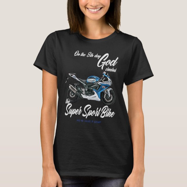 Gixxer GSXR Road Racing Motorcycle Motorbike 8th d T-Shirt (Front)