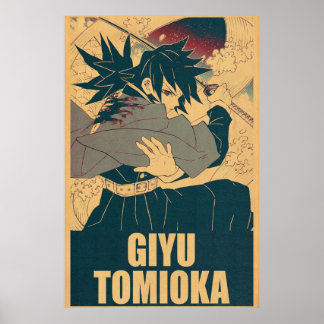 Giyu Tomioka  Demon Slayer Poster
