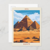 Giza Egypt Elegant Vintage Travel