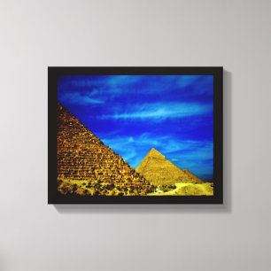 Giza Pyramids Canvas Print