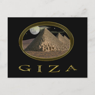 Giza Pyramids Items Postcard
