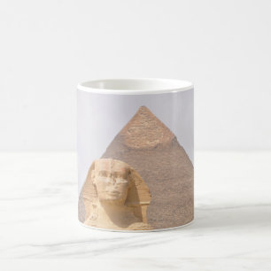 Giza Pyramids Sphinx Pharaoh ancient Egypt Trip Coffee Mug