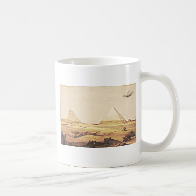 Giza Spaceship Coffee Mug (Right)
