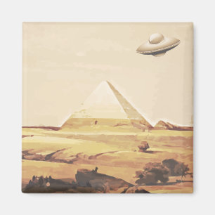 Giza Spaceship Magnet