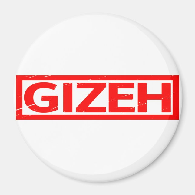 Gizeh Stamp Magnet (Front)