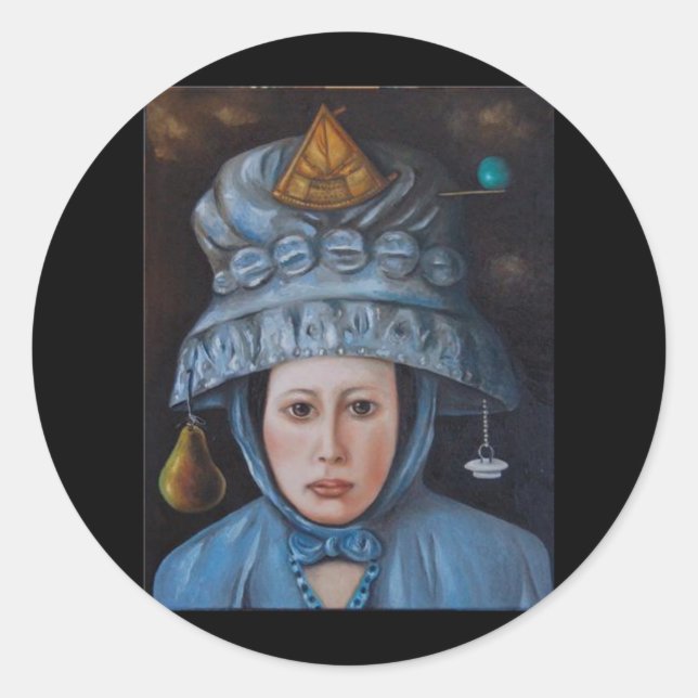 gizmo 4 classic round sticker (Front)