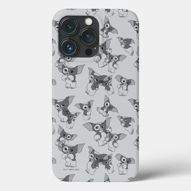 Gizmo | Black & White Pattern Case-Mate iPhone Case (Back)