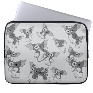 Gizmo Black & White Pattern Laptop Sleeve