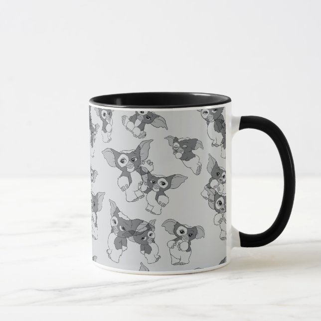 Gizmo | Black & White Pattern Mug (Right)