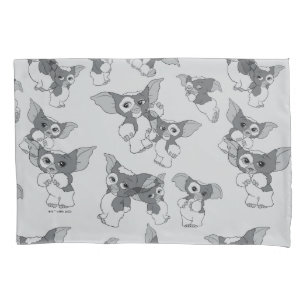 Gizmo   Black & White Pattern Pillowcase
