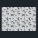 Gizmo | Black & White Pattern Wrapping Paper Sheet<br><div class="desc">Check out this fun black and white pattern featuring Gizmo. But don't feed him after midnight!</div>