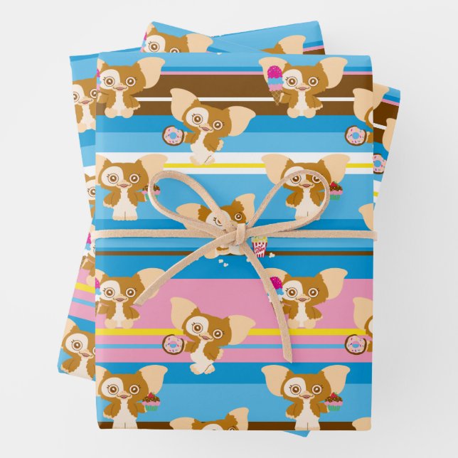 Gizmo | Cute Comic Pattern Wrapping Paper Sheet (In situ)