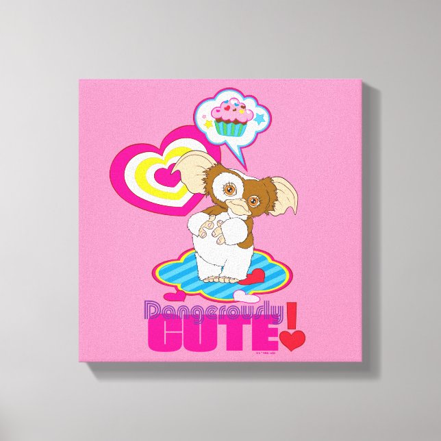 Gizmo | Dangerously Cute Canvas Print (Front)