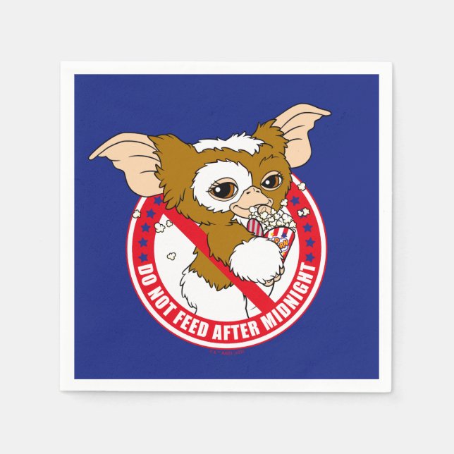 Gizmo | Do Not Feed After Midnight Napkin (Front)