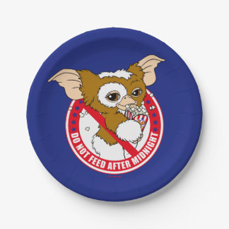 Gizmo | Do Not Feed After Midnight Paper Plate