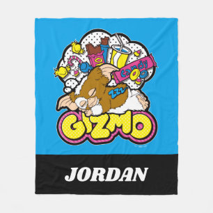 Gizmo   Dreaming of Sweets   Add Your Name Fleece Blanket