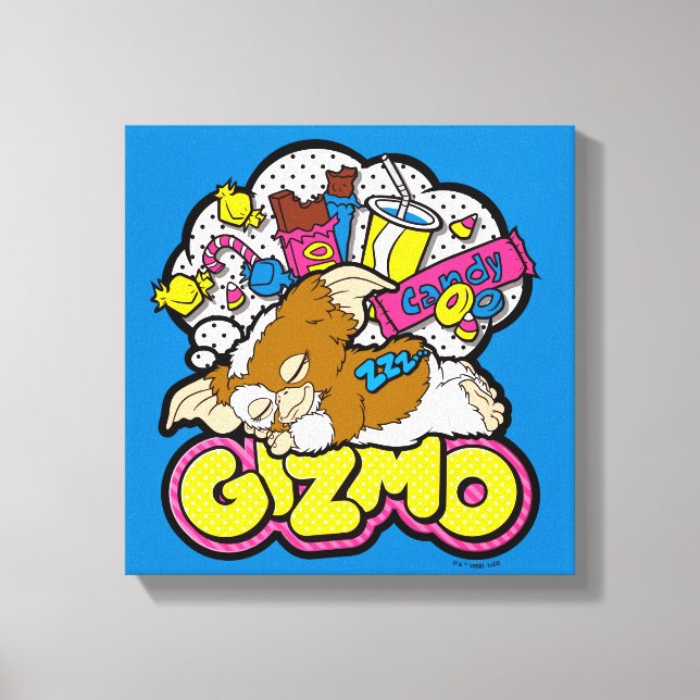 Gizmo | Dreaming of Sweets Canvas Print (Front)