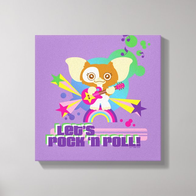 Gizmo | Let's Rock 'n Roll Canvas Print (Front)