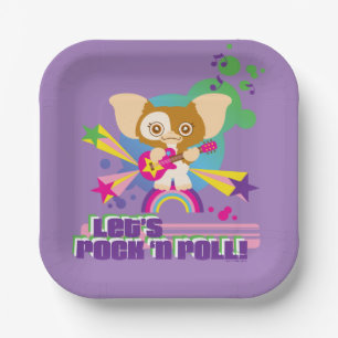 Gizmo   Let's Rock 'n Roll Paper Plate