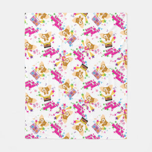 Gizmo   Let's Rock 'n Roll Pattern Fleece Blanket