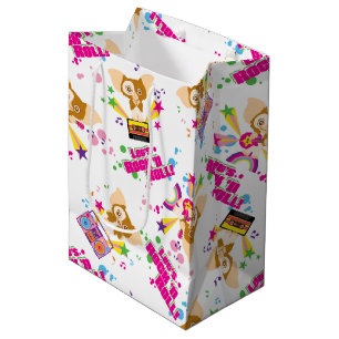 Gizmo   Let's Rock 'n Roll Pattern Medium Gift Bag