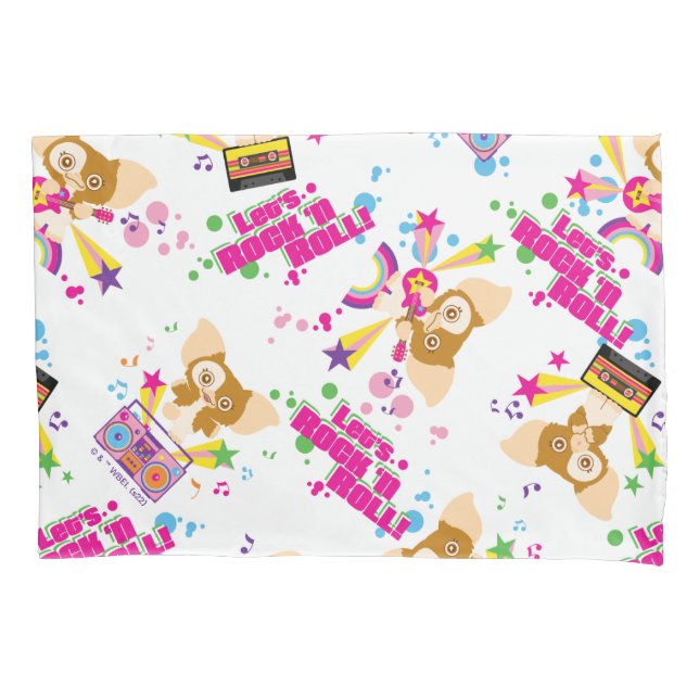 Gizmo | Let's Rock 'n Roll Pattern Pillowcase (Front)