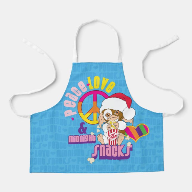 Gizmo | Peace Love & Midnight Snacks Apron (Front)