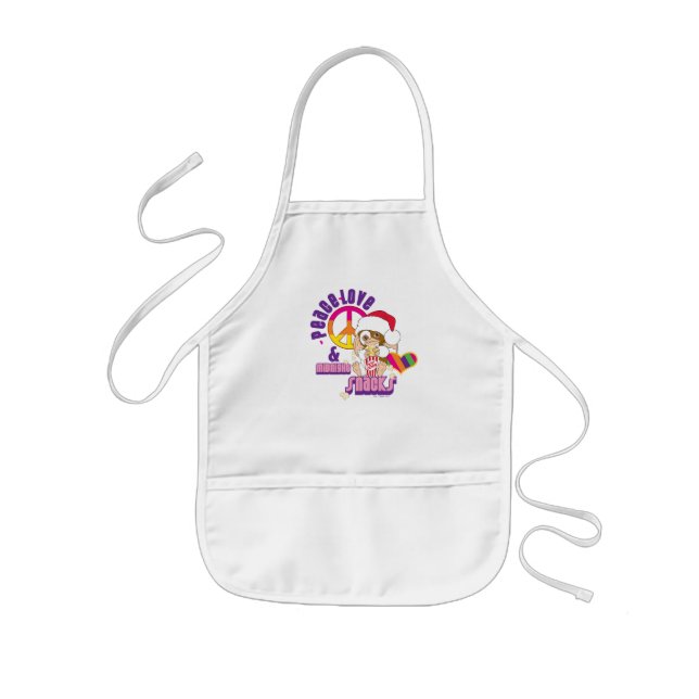 Gizmo | Peace Love & Midnight Snacks Kids Apron (Front)