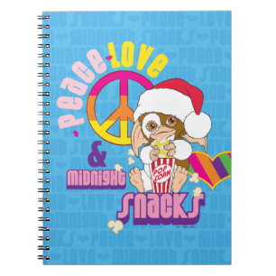 Gizmo   Peace Love & Midnight Snacks Notebook