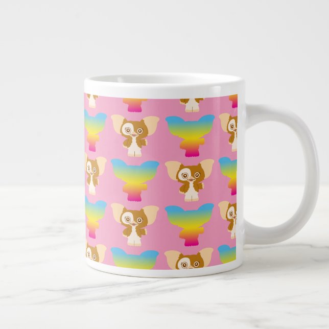 Gizmo | Rainbow Pattern Large Coffee Mug (Right)