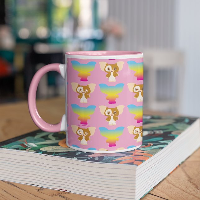 Gizmo | Rainbow Pattern Mug (Mug on book)