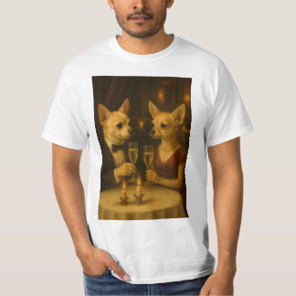 Gizmo’s Romantic Dinner – Champagne & Love T-Shirt