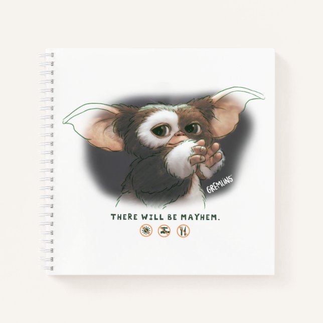 Gizmo There Will Be Mayhem Notebook (Front)