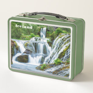 Gjain & Klifbrekkufossar, Iceland Metal Lunch Box