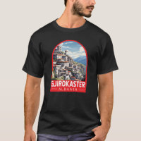 Gjirokaster Albania Travel Art Vintage
