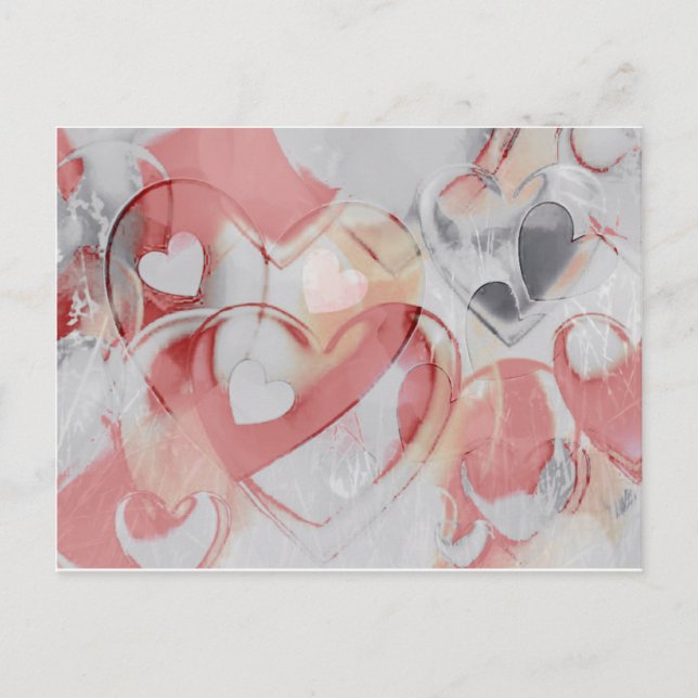 Gkass hearts postcard (Front)