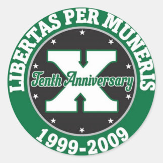 GKMMC Ten Year Anniversary sticker