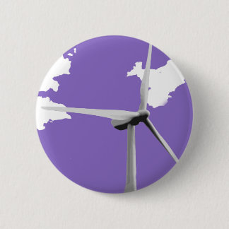 GKWF purple 6 Cm Round Badge