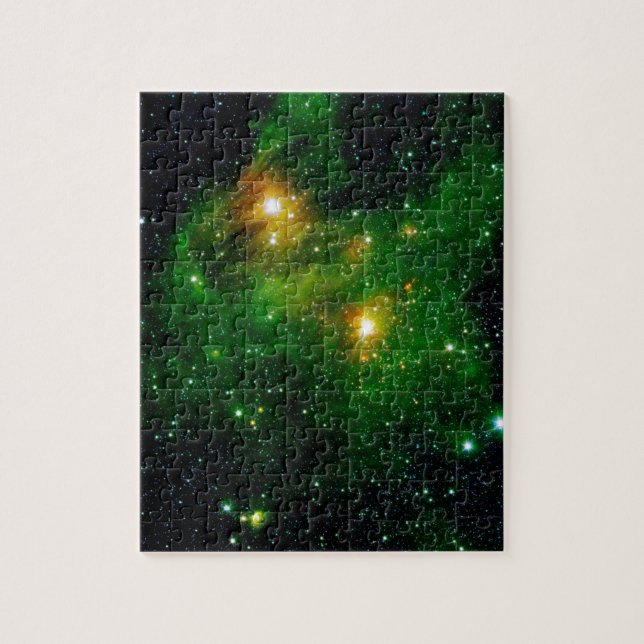 GL490 Green Gas Cloud Nebula - NASA Space Photo Jigsaw Puzzle (Vertical)