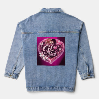 GL Yuri | Girls’ Love Anime Aesthetic Design Denim Jacket